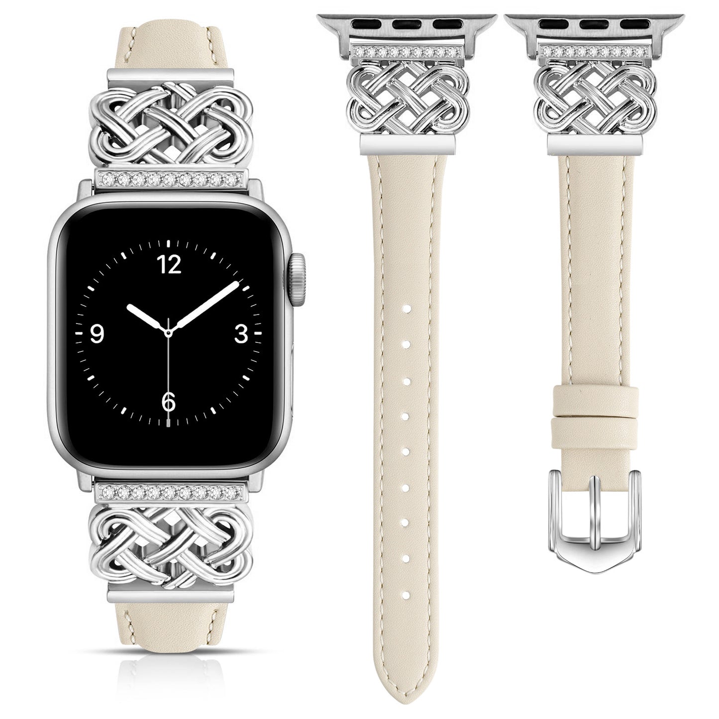 Cinturino compatibile con Apple Watch Band iWatch S10/SE98765 Cinturino ultrasottile in metallo - Stilex