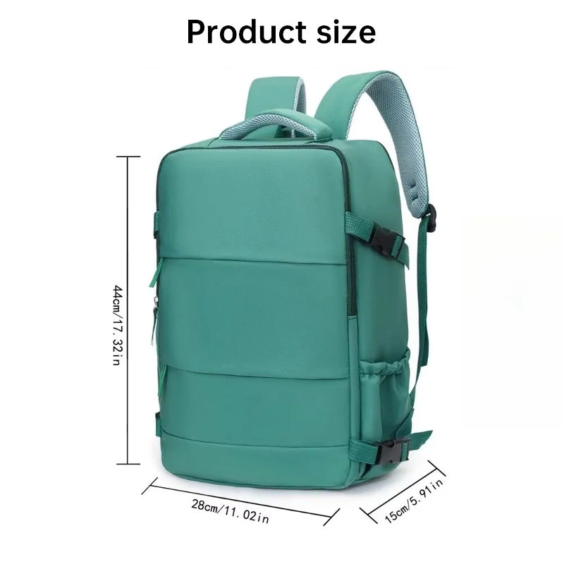 Zaino da viaggio . borsa per laptop approvata per l'aereo, per scuola e lavoro, bagaglio a mano impermeabile per uomini e donne - Stilex