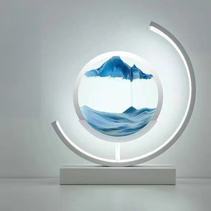 Lampada LED per dipingere con la sabbia che scorre: luce notturna per la casa (opzione regalo) - Stilex