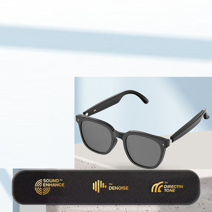 Occhiali da sole intelligenti Bluetooth AI Multifunzionali Traduzione in tempo reale Cuffie Chiamate Ascolto musica - Stilex