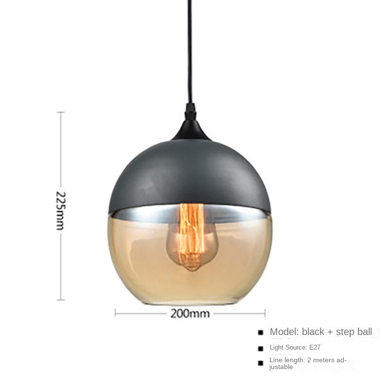 Lampada a sospensione in stile  con testa singola, personalità creativa, ristorante, bar, negozio , reception, lampada a sospesa - Stilex