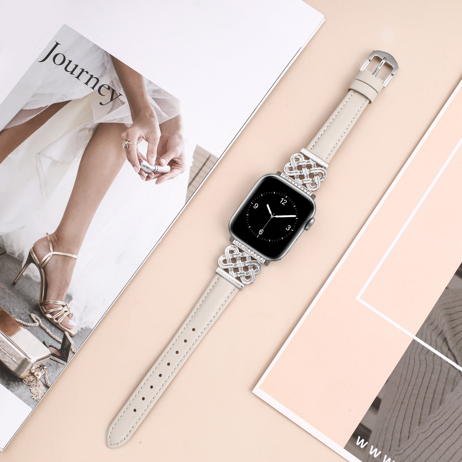 Cinturino compatibile con Apple Watch Band iWatch S10/SE98765 Cinturino ultrasottile in metallo - Stilex