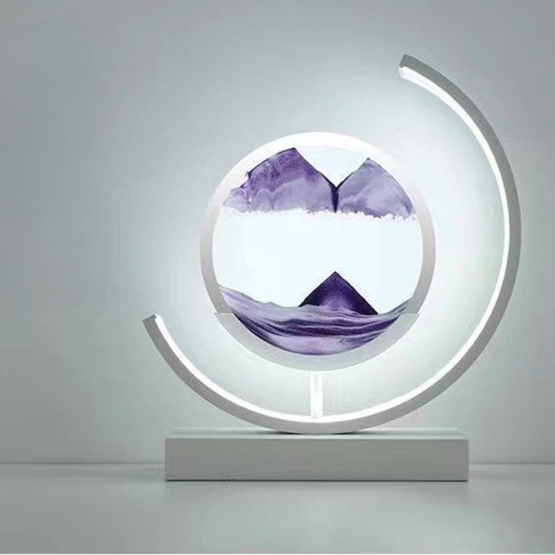 Lampada LED per dipingere con la sabbia che scorre: luce notturna per la casa (opzione regalo) - Stilex