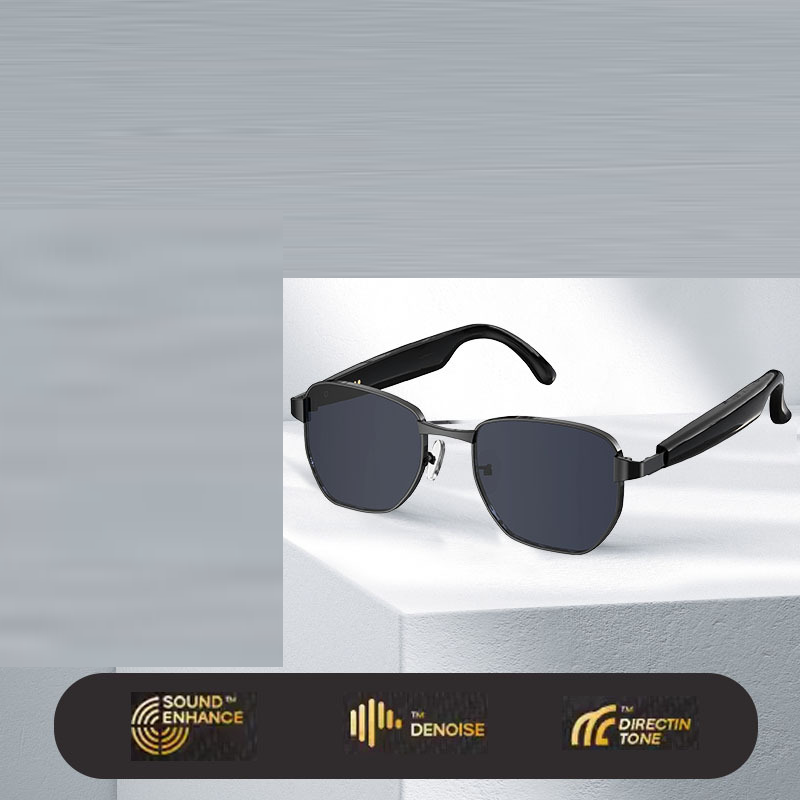 Occhiali da sole intelligenti Bluetooth AI Multifunzionali Traduzione in tempo reale Cuffie Chiamate Ascolto musica - Stilex