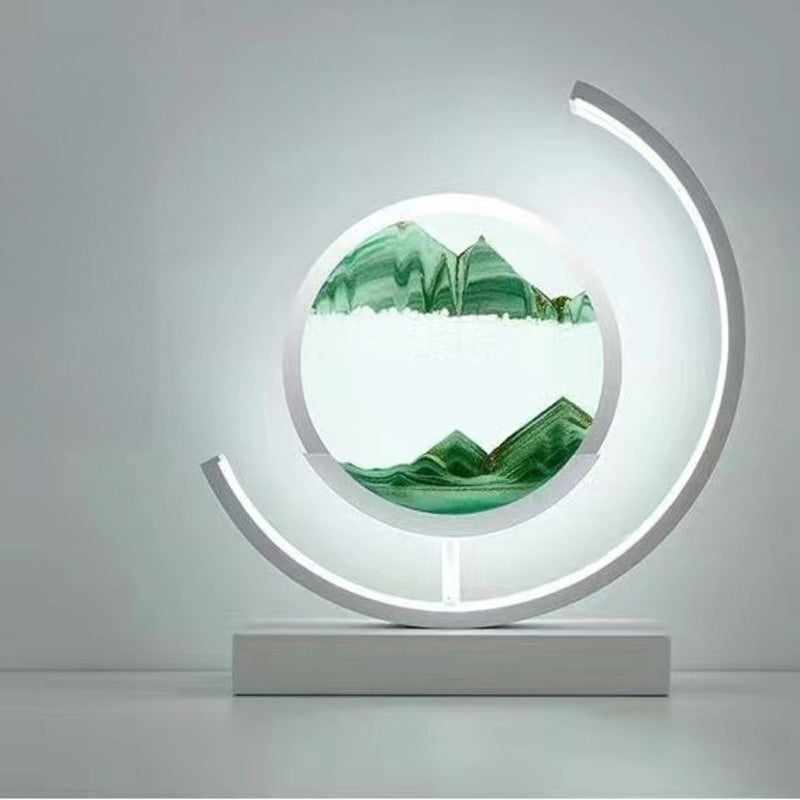 Lampada LED per dipingere con la sabbia che scorre: luce notturna per la casa (opzione regalo) - Stilex