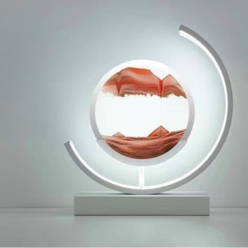 Lampada LED per dipingere con la sabbia che scorre: luce notturna per la casa (opzione regalo) - Stilex
