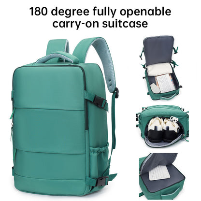 Zaino da viaggio . borsa per laptop approvata per l'aereo, per scuola e lavoro, bagaglio a mano impermeabile per uomini e donne - Stilex