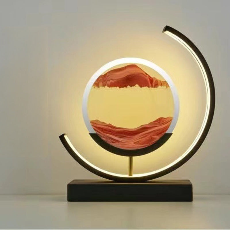 Lampada LED per dipingere con la sabbia che scorre: luce notturna per la casa (opzione regalo) - Stilex