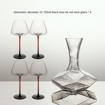 Decanter per vino Cube Diamond, bottiglia di vino traspirante e rapida per la casa, aeratore per vino rosso in vetro di alta qualità di lusso - Stilex
