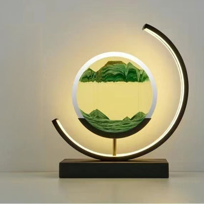 Lampada LED per dipingere con la sabbia che scorre: luce notturna per la casa (opzione regalo) - Stilex