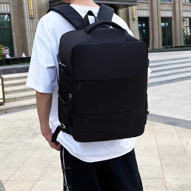 Zaino da viaggio . borsa per laptop approvata per l'aereo, per scuola e lavoro, bagaglio a mano impermeabile per uomini e donne - Stilex