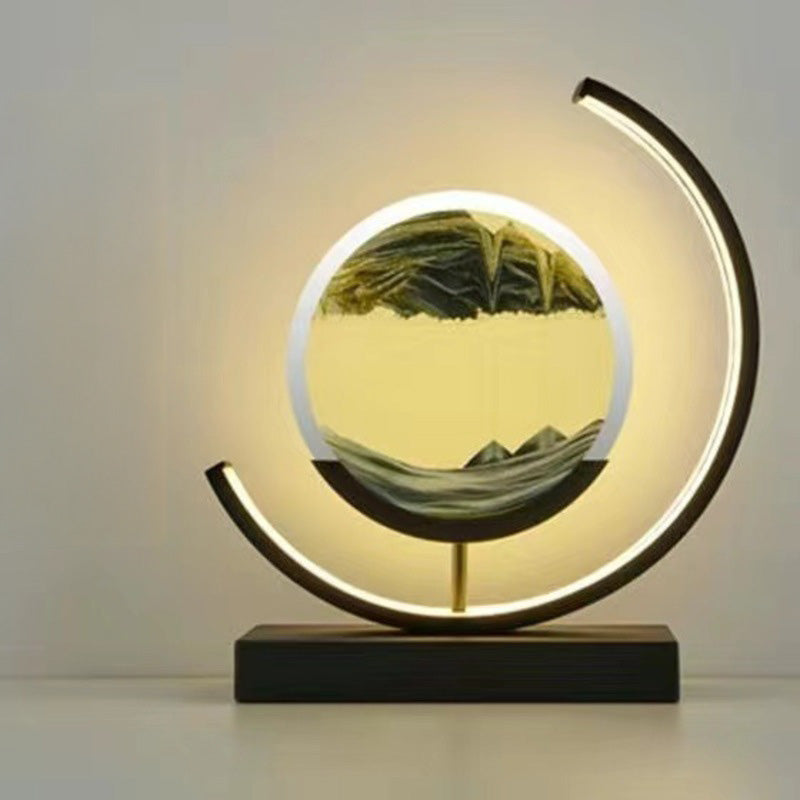 Lampada LED per dipingere con la sabbia che scorre: luce notturna per la casa (opzione regalo) - Stilex