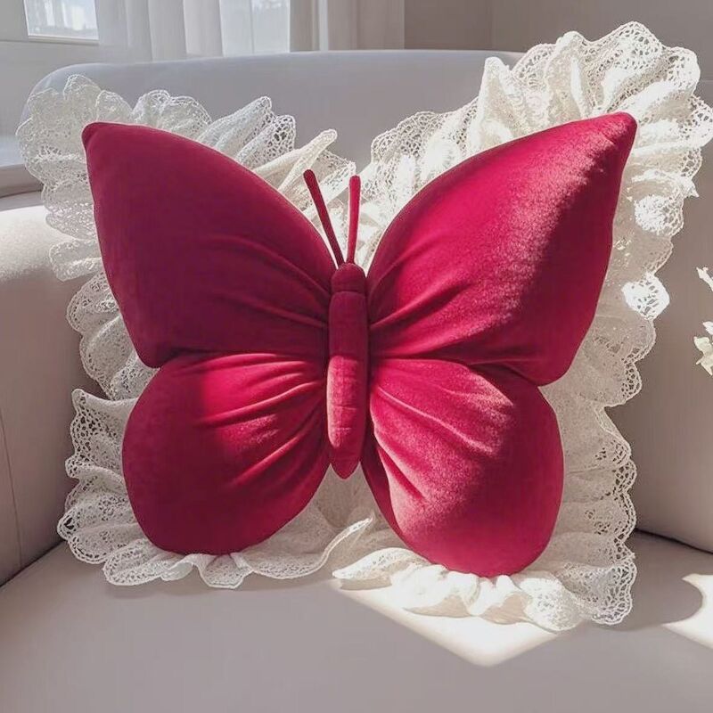 Cuscino a forma di farfalla - Ufficio, soggiorno, camera da letto (con fiocco). Cuscino per divano/auto - Stilex