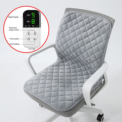 scaldasedia Cuscino riscaldato per sedia , tappetino elettrico , scaldasedia da ufficio, timer intelligente, schienale integrato - Stilex
