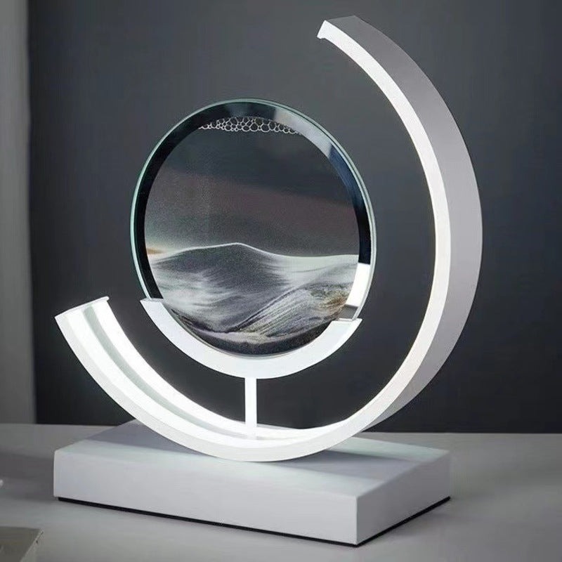 Lampada LED per dipingere con la sabbia che scorre: luce notturna per la casa (opzione regalo) - Stilex