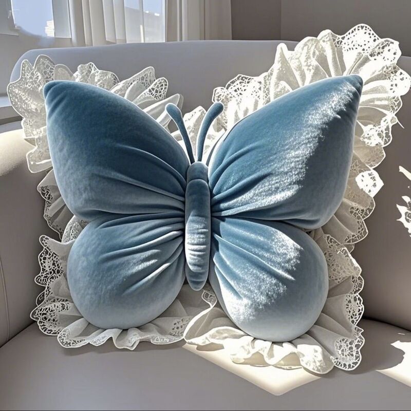 Cuscino a forma di farfalla - Ufficio, soggiorno, camera da letto (con fiocco). Cuscino per divano/auto - Stilex