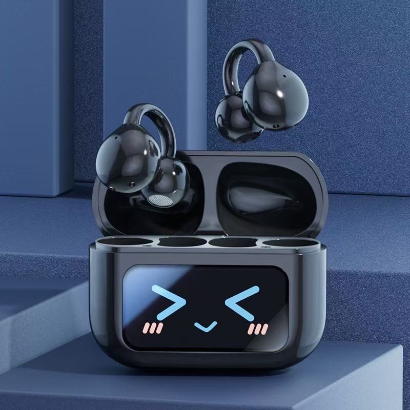 Auricolari wireless con clip aperta BT 5.4 Auricolari sportivi con microfono integrato Cuffie fitness Cuffie impermeabili per allenamento/corsa - Stilex