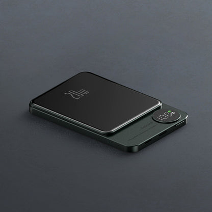 power bank portatile in metallo ultra sottile  magnetica wireless ricarica rapida stile  power bank - Stilex