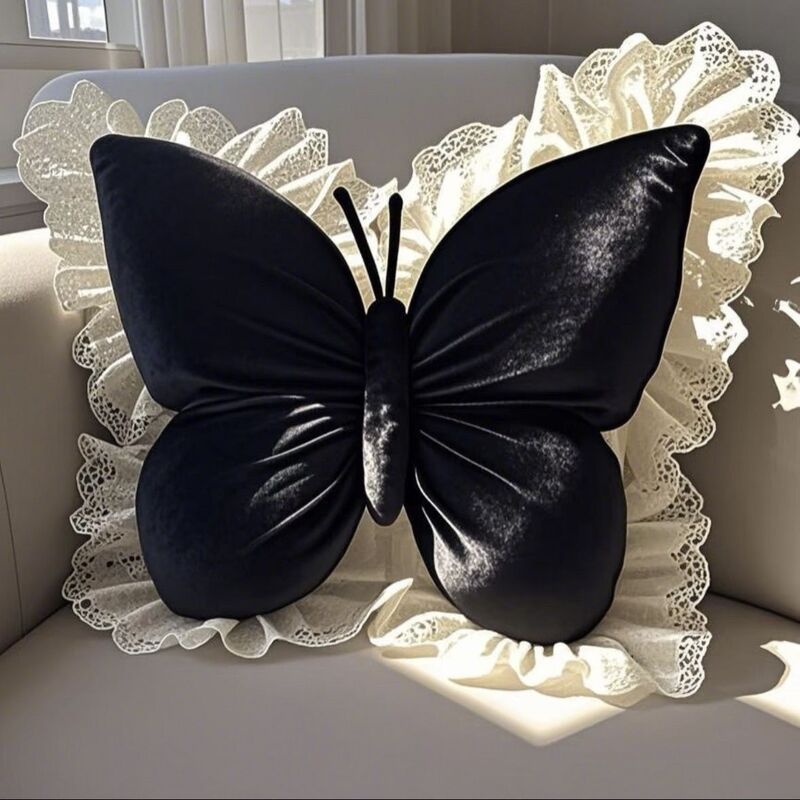 Cuscino a forma di farfalla - Ufficio, soggiorno, camera da letto (con fiocco). Cuscino per divano/auto - Stilex