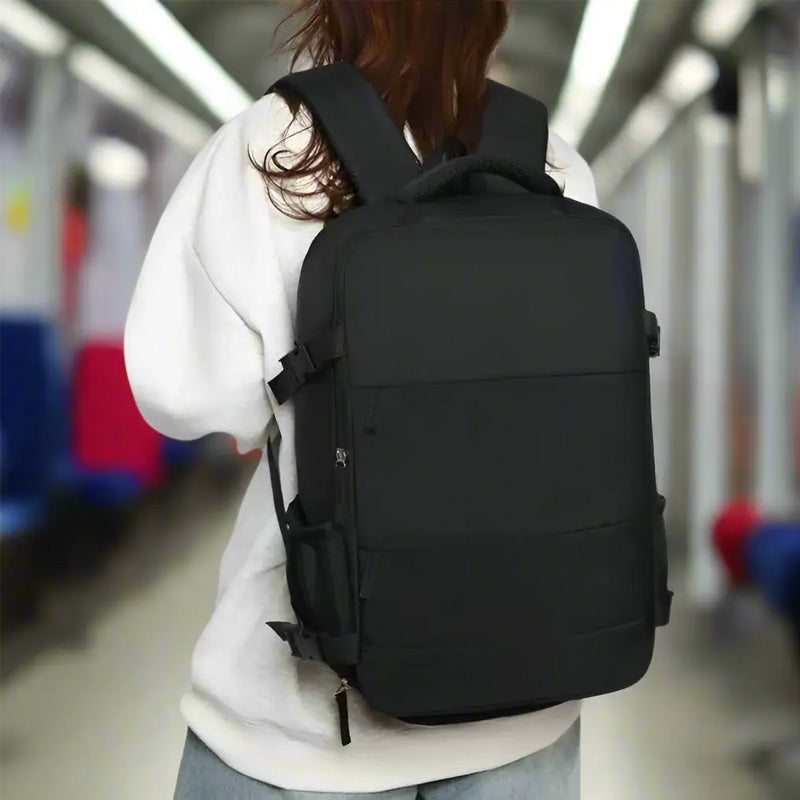 Zaino da viaggio . borsa per laptop approvata per l'aereo, per scuola e lavoro, bagaglio a mano impermeabile per uomini e donne - Stilex